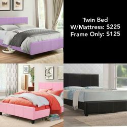 Twin Size Bed Frame | New-in-Box | Delivery Available