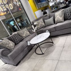 Beautiful Sofa Set 🩶 Oversize Seats