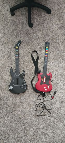 PS2 Guitar hero guitars