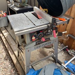 Table Saw 5/26 Pick Up 