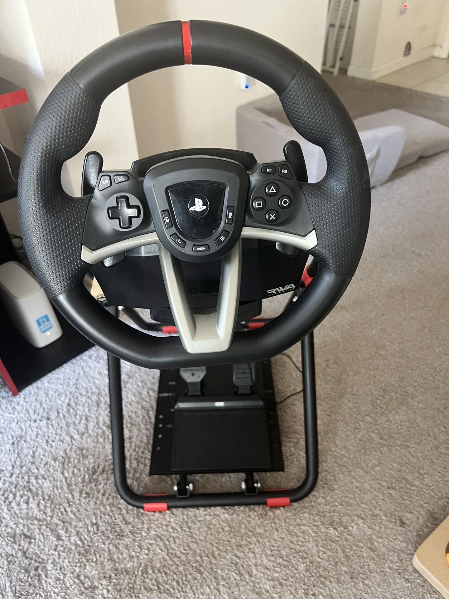 Ps5 Racing Wheel And Pedal With Stand