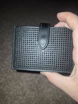 Nine West black studded wallet