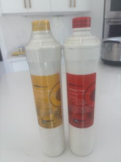 Watts Premier RO Pure replacement filters, open box and used once.