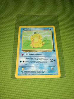 Near Mint 2000 Psyduck Pokémon Game Card Team Rocket - 65/82