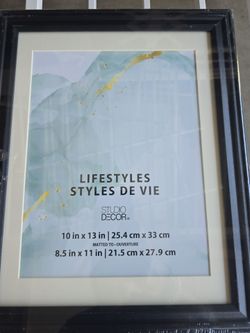 Studio Decor Black Picture Frame 10x13
