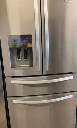 Whirlpool French Door Stainless Steel Refrigerator Fridge
