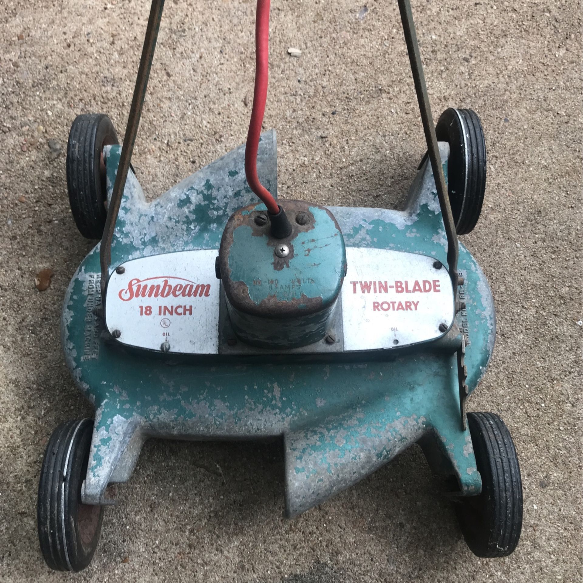 1950s sunbeam antique electric lawnmower for Sale in Houston TX