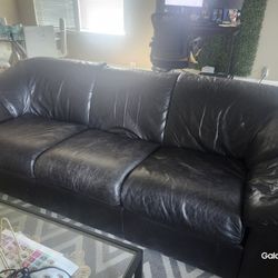 Genuine Leather Sofa Set