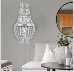 New crystal wall sconce