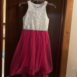 Glitter Dot Jewel Waist Holiday Party Dress Size 7 By Speechless