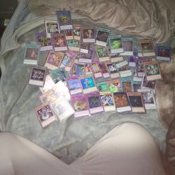 85 Yu-Gi-Oh Hollow Cards Including 2 Of The Blue Eyes White Dragon Cards