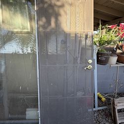 Security door with the frame 32”x80”