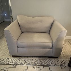 Ashley Furniture Chaise w/ Ottoman