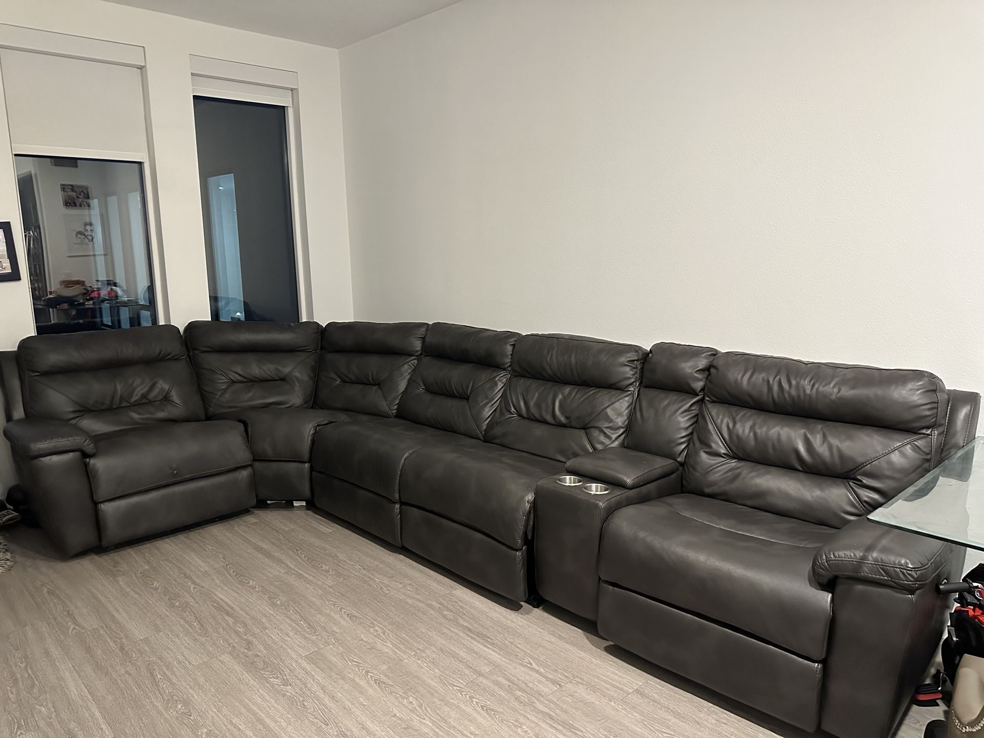 Leather Couch (sectional) 