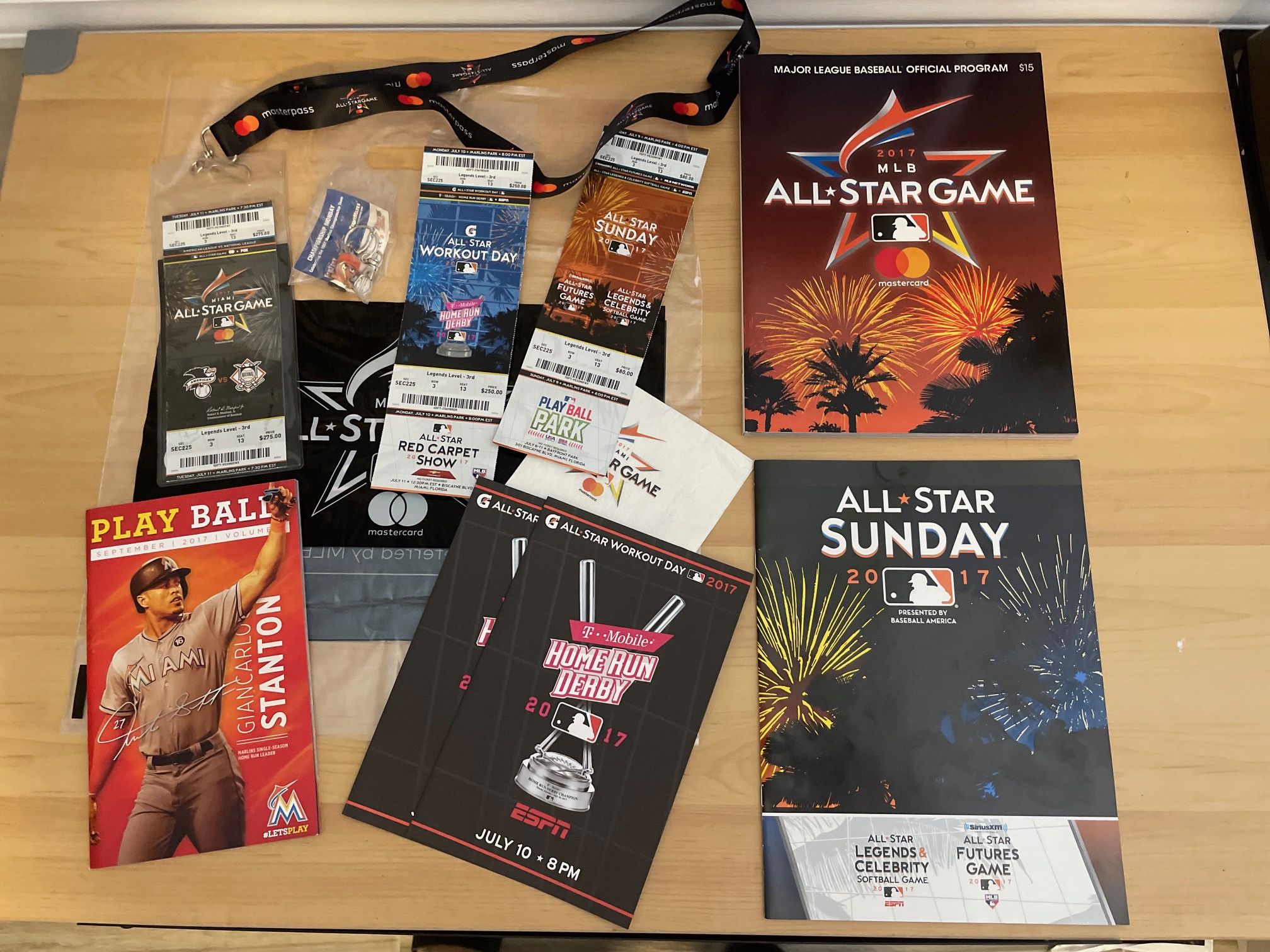 Miami Marlins MLB 2017 All-star Game Tickets And  Memorabilia 