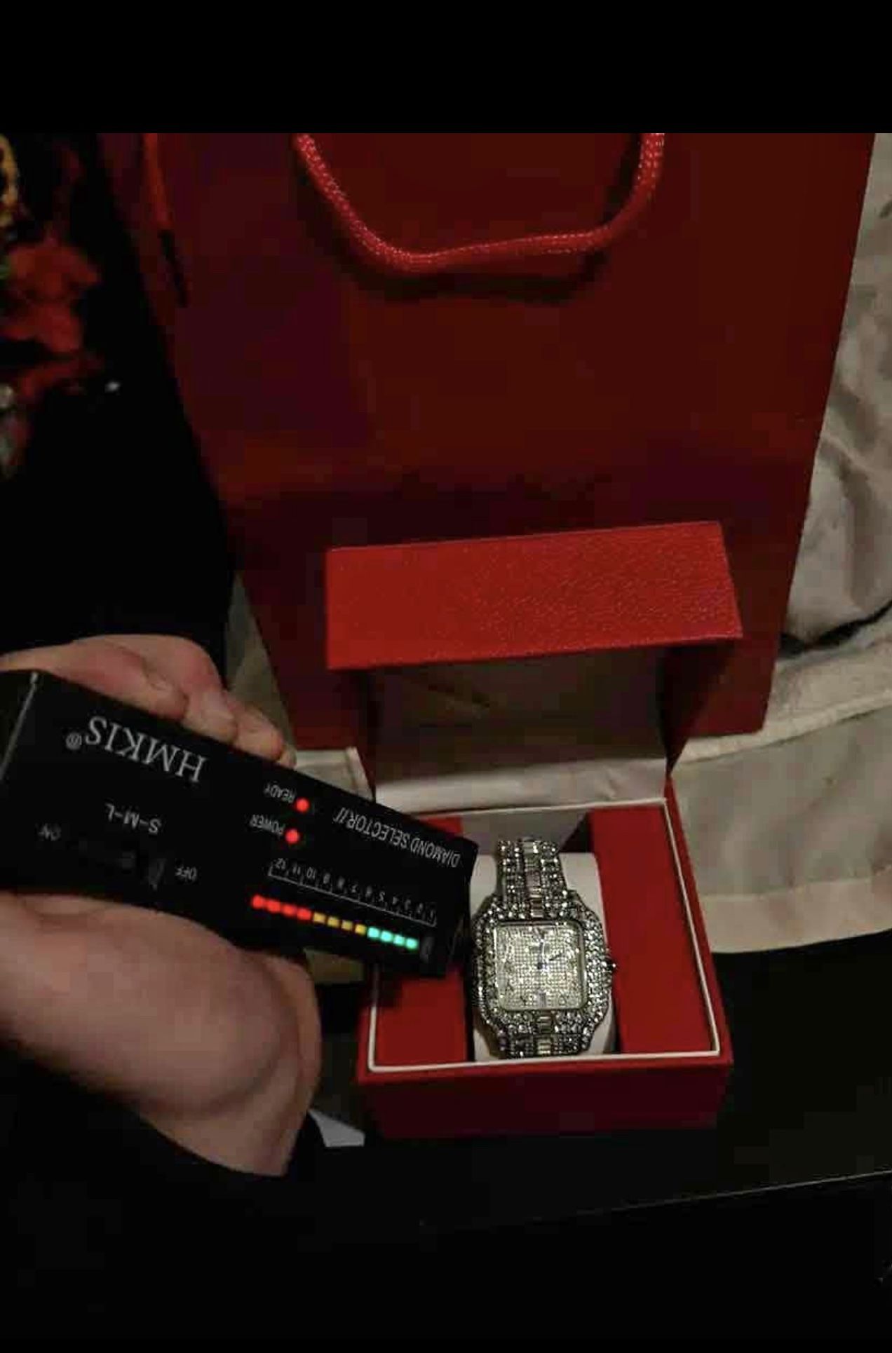 moissanite watch vvs