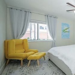 Armchair And Ottoman 