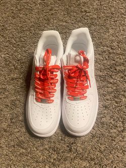 All white Air Force one supremes - size 9.5 - no box - brand new
