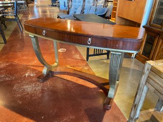 Art Deco Style Console Table with Arched Legs