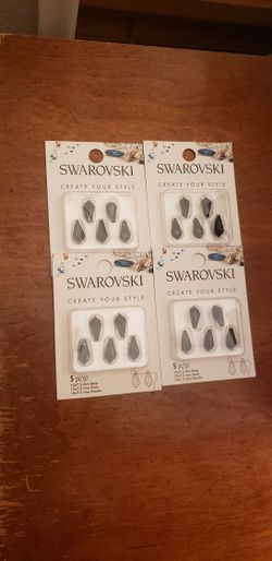 20 Swarovski Gems BEADS - Great for craft making, jewelry making, home decor 15 x 7.5 mm drop