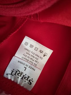 Spirit Red Hoodie Size Large