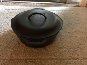 Lodge Cast Iron Dutch Oven..15” X 5”