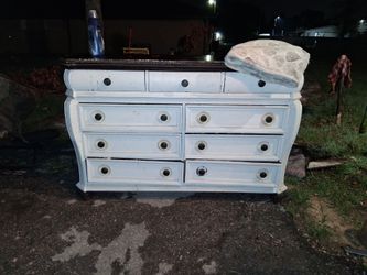 White project dresser
