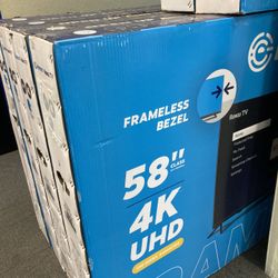58” 4K Roku Smart TV Brand New Led Element 