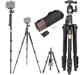 Pro Aluminum DSLR Camera Tripod Monopod & Ball Head - Photography Equipment - Independence Day Sale