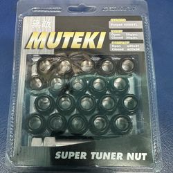 New Muteki Black Lug Nuts M12x1.50 – Sealed