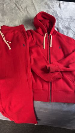 red polo tracksuit