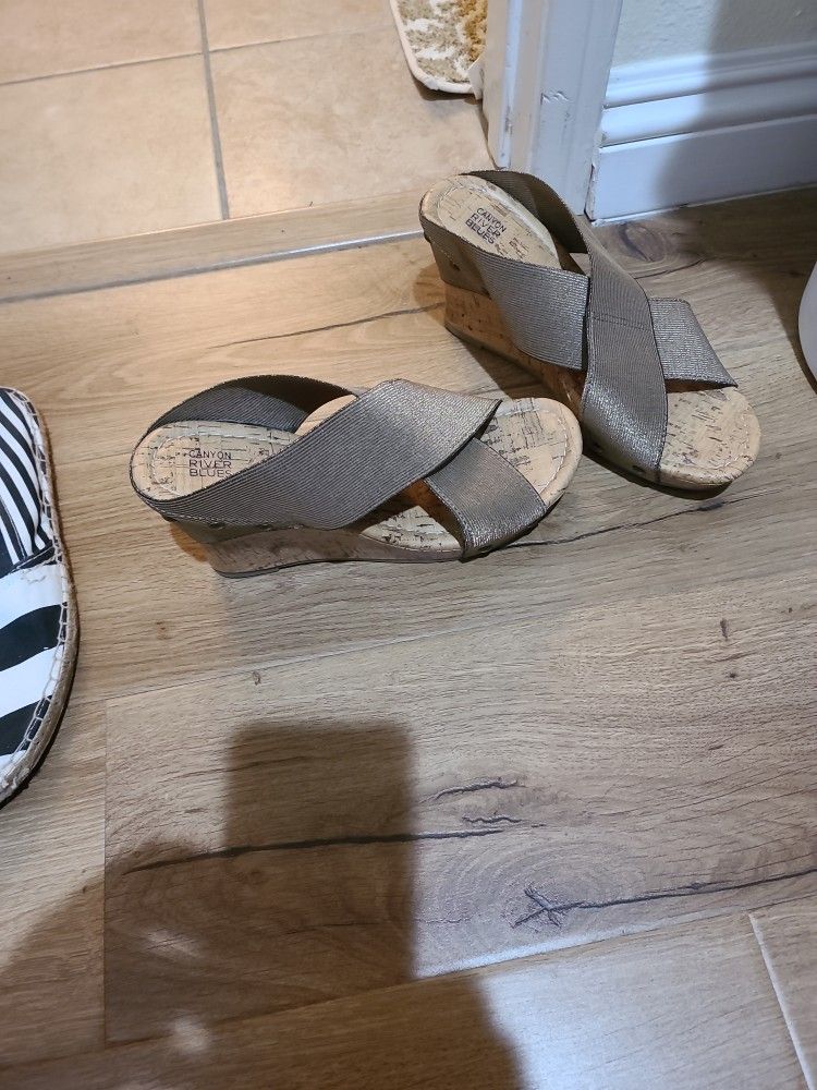 Gold Casual Shoes
