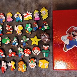 Super Mario Jibbitz W Box lot 
