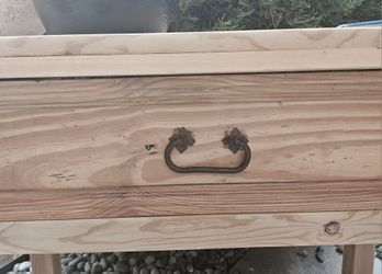 Beautiful Vintage Rustic Pine Console/Sofa/ Entryway Table 