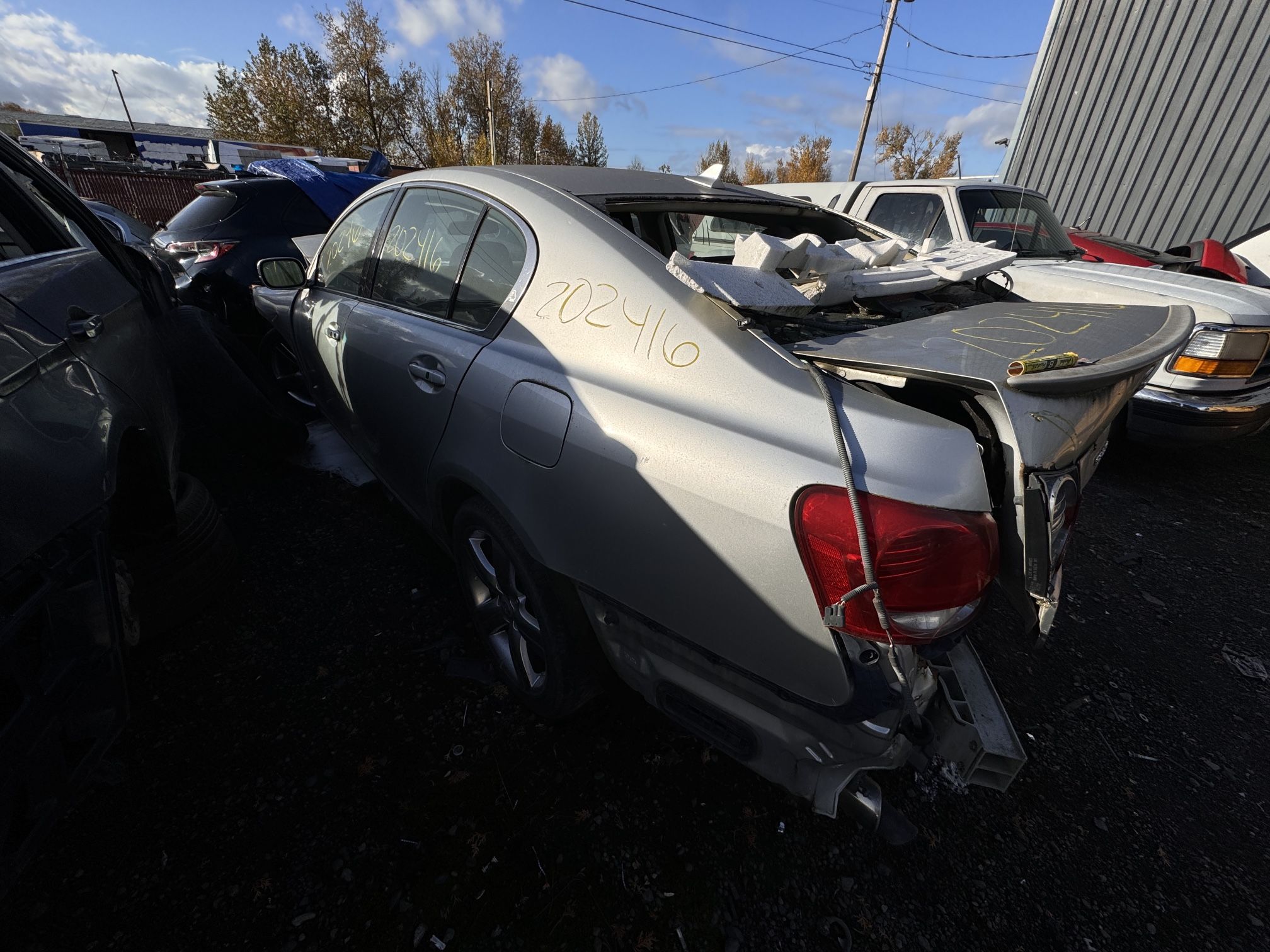 parts available for 2007 LEXUS GS350 stock#202416