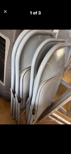 4 light blue folding padded chairs great condition $60 for all Gilbert and Ray rd. Check all pics and offers.