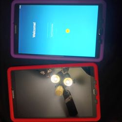 Two Galaxy Tablets Unlocked Ready To Roll! 70$ For Both Or 40 Each. Super Great Condition! 