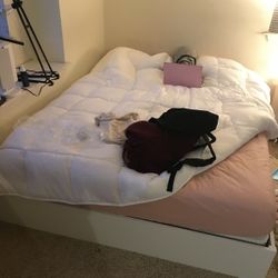 Queen Sized Bed Frame & Box Spring 