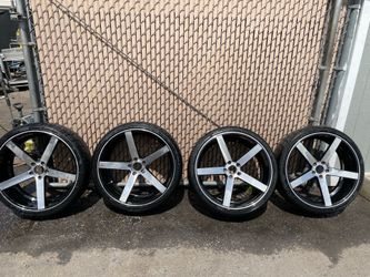 Tesla Model S 2013-2020 Set of 4 wheels w/ tires