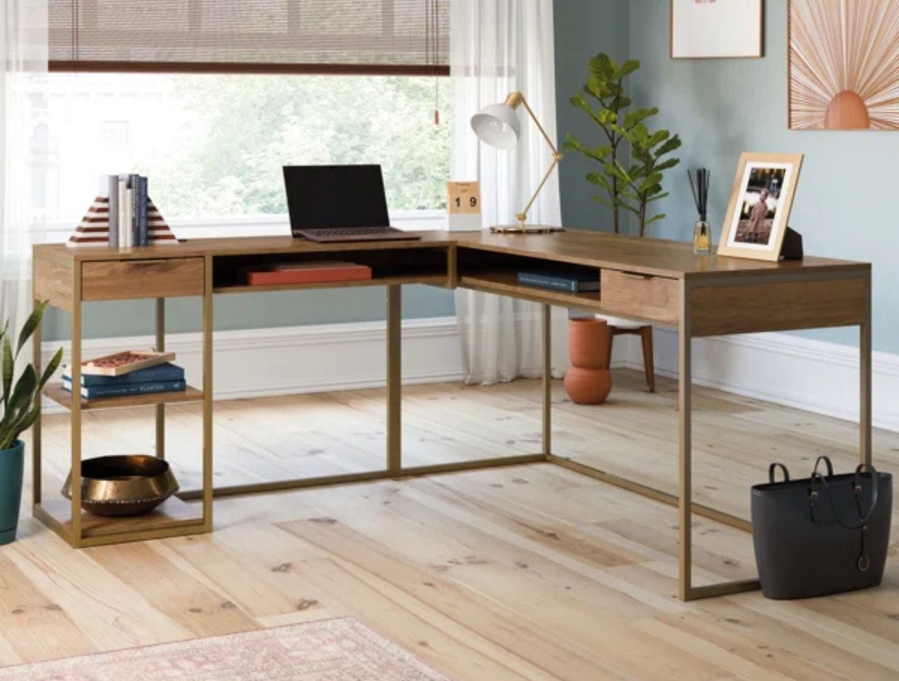 L Shaped desk