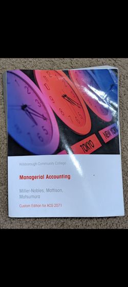 Managerial Accounting HCC Book