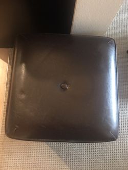 Brown ottoman