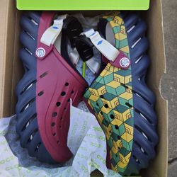Brand Name DEMON SLAYER CROC SHOE SANDAL SLIPPERS MEN WOMEN 10 12 RARE 