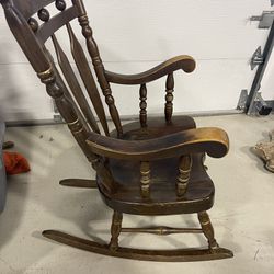 Heavy Duty Wooden Rocking Chair