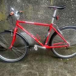 Specialized rock hopper commuter bike