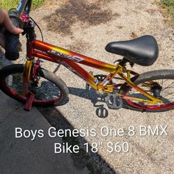 Boys Genesis One 8 BMX Bike 