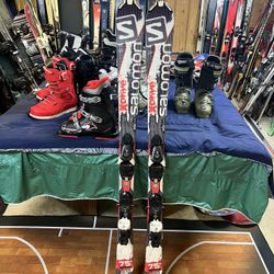 Salomon Ski Package With Boots And Bindings 