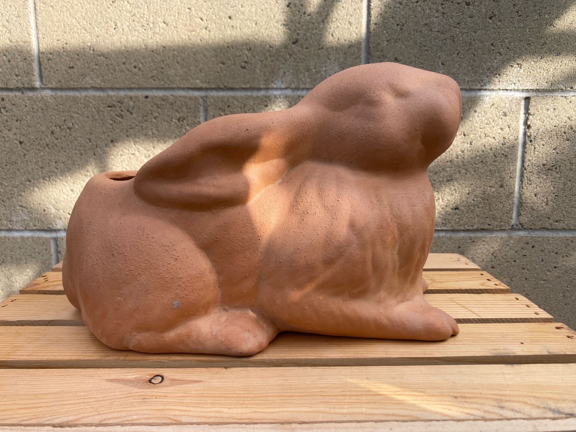 Bunny Rabbit Animal Terra Cotta Planter Pot