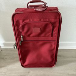 TUMI Red Suitcase With Suites Case 