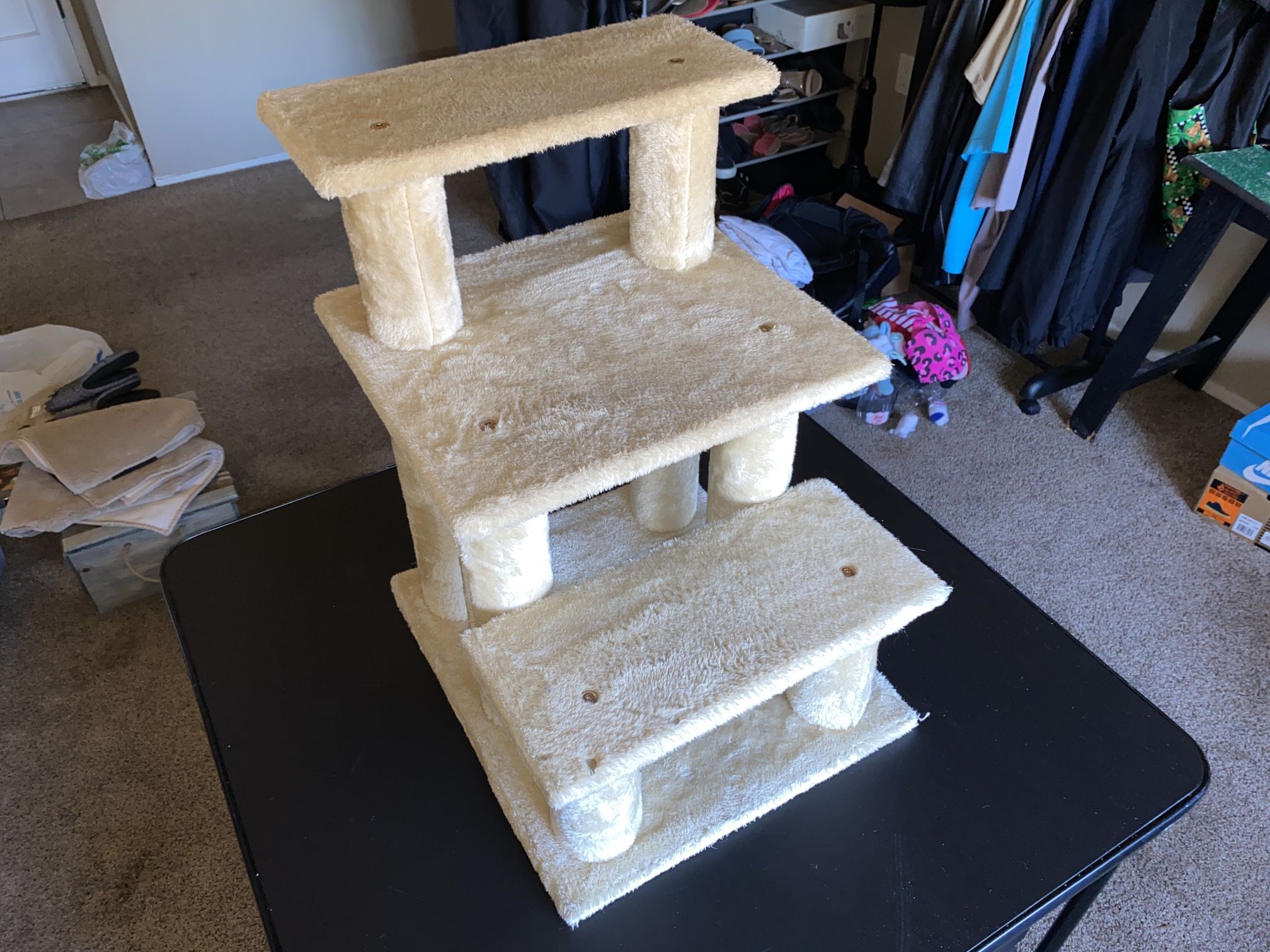 Pet Stairs for High Beds Couches Sofas 3-Steps